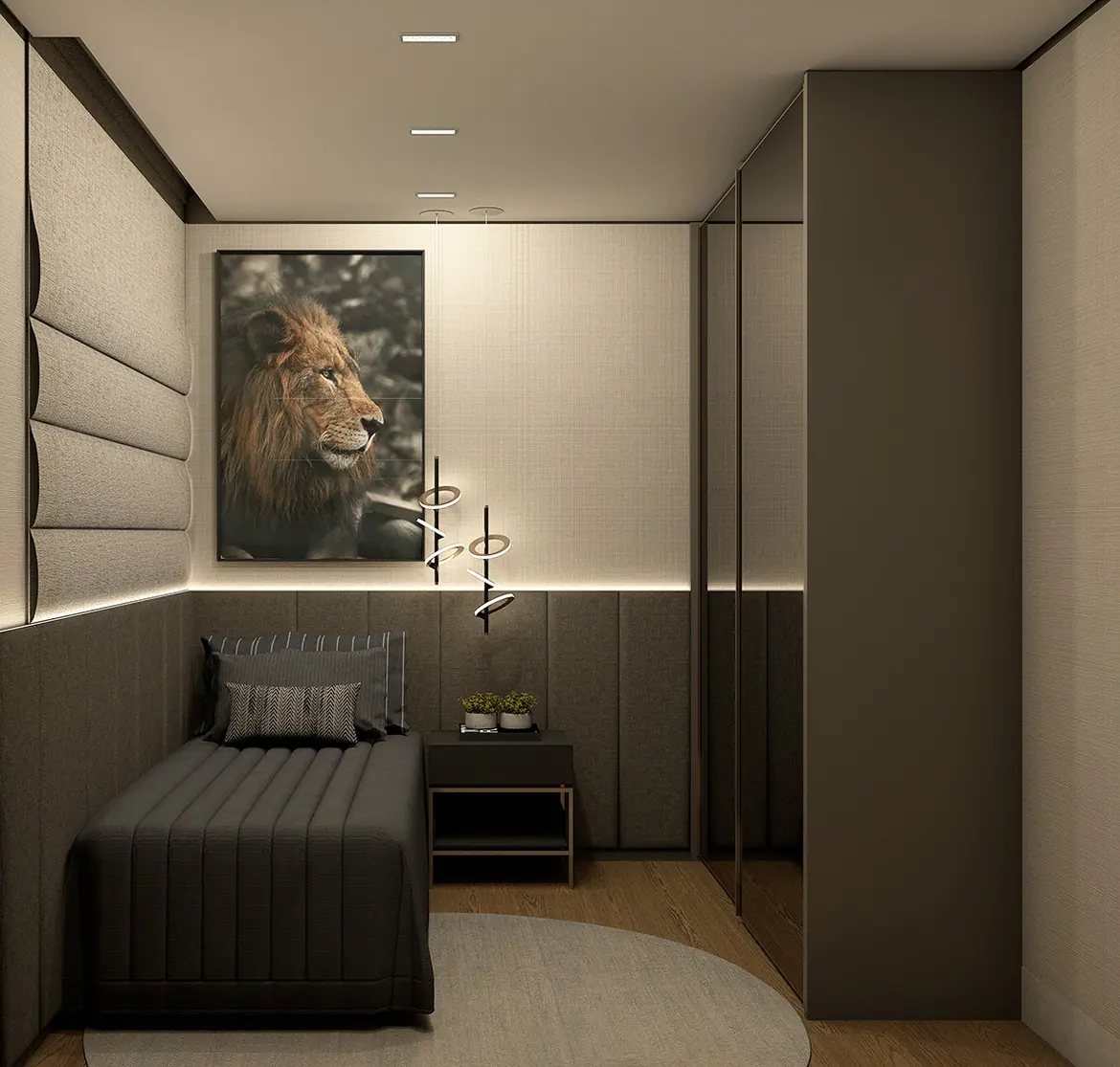 Segundo quarto do apartamento